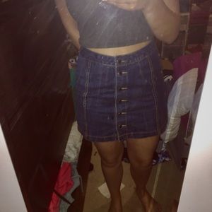 Denim skirt