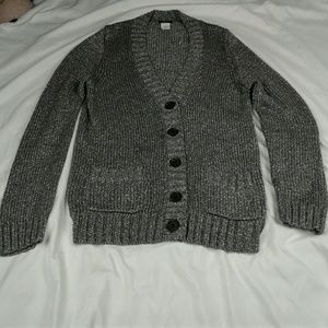 Jcrew metallic cardigan