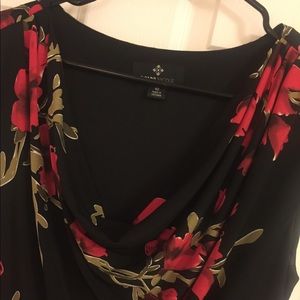 Ronni Nicole black and rose dress