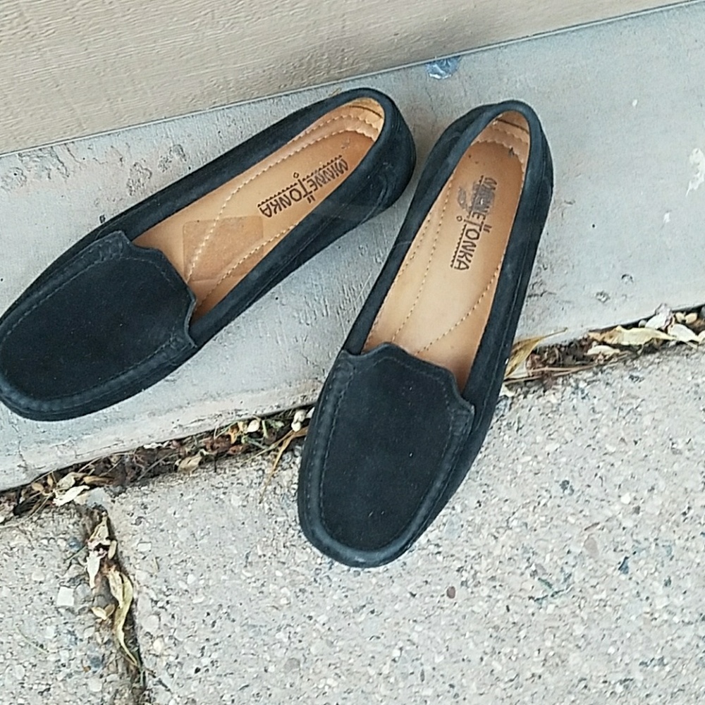 Black slip ons