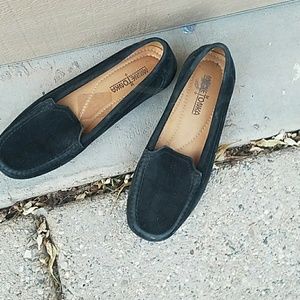 Black slip ons