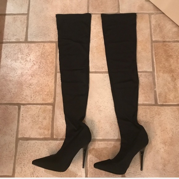 NWT OTK thigh high sock boots - Picture 4 of 5