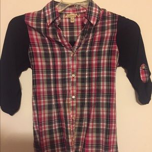 Plaid Collared Shirt
