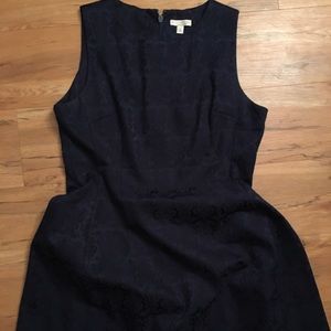 Navy Blue dress with full skirt
