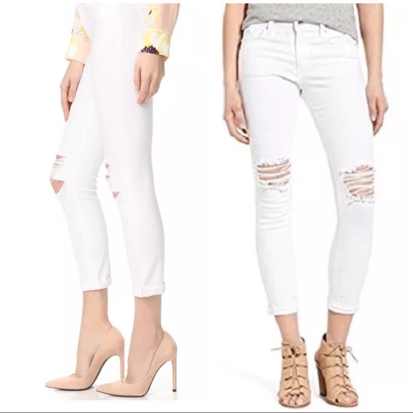 Joe's Jeans Pants - Joe's Jeans Size 29 Natalie Crop Jeans White