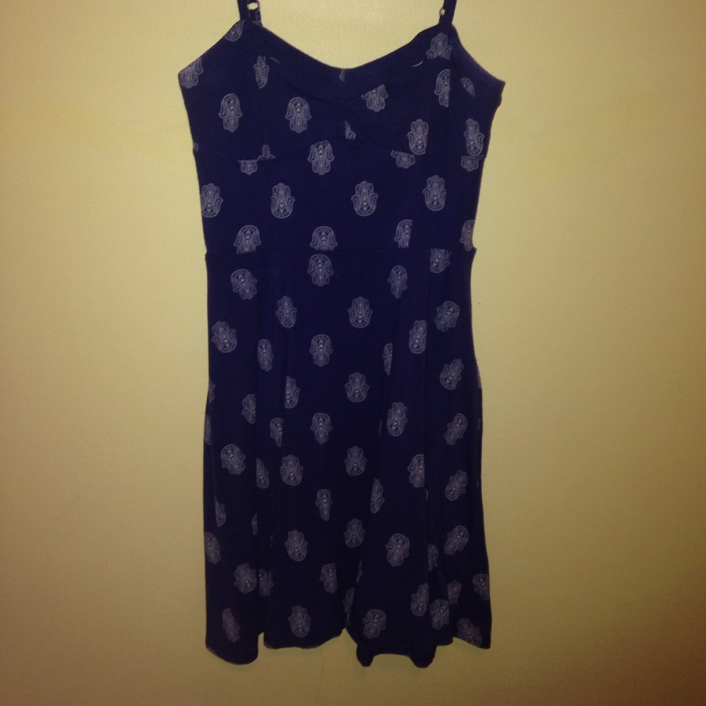 Blue Hamsa Dress