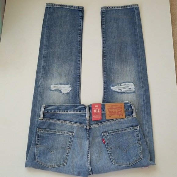 NWT Men's Levi's Distressed Jeans Super Cool - Picture 3 of 6