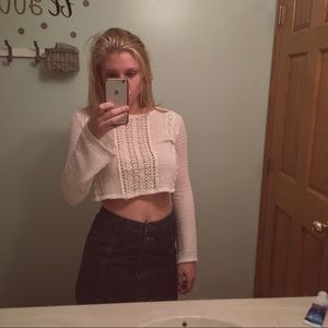 Crochet crop top