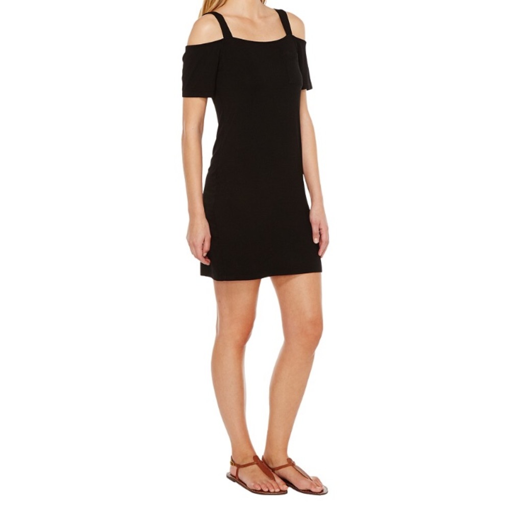 Splendid cold shoulder tee dress - Picture 2 of 5