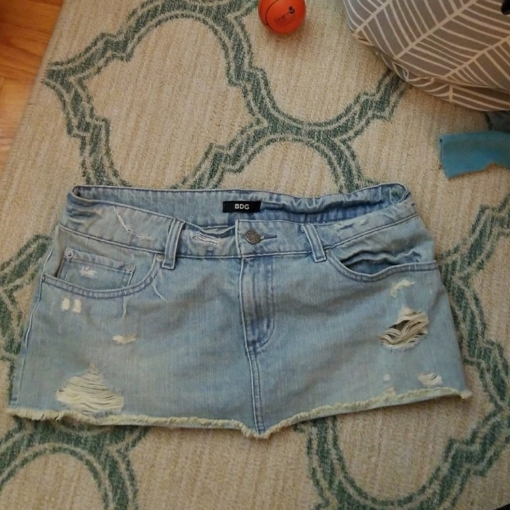 27 urban outfitters bdg short skirt denim vintage