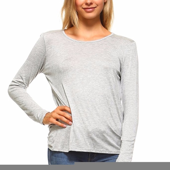 Twist Back Long Sleeve Shirt - Picture 3 of 5