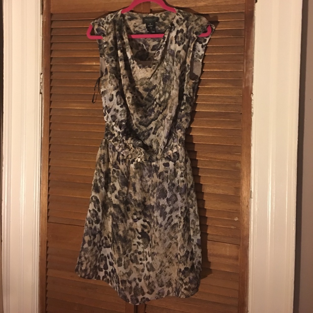 MM couture patterned dress