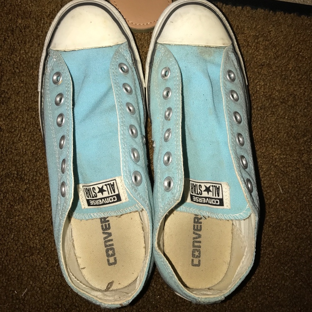 Light blue converse
