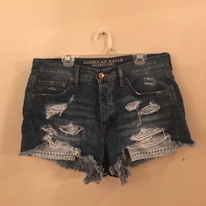 denim shorts