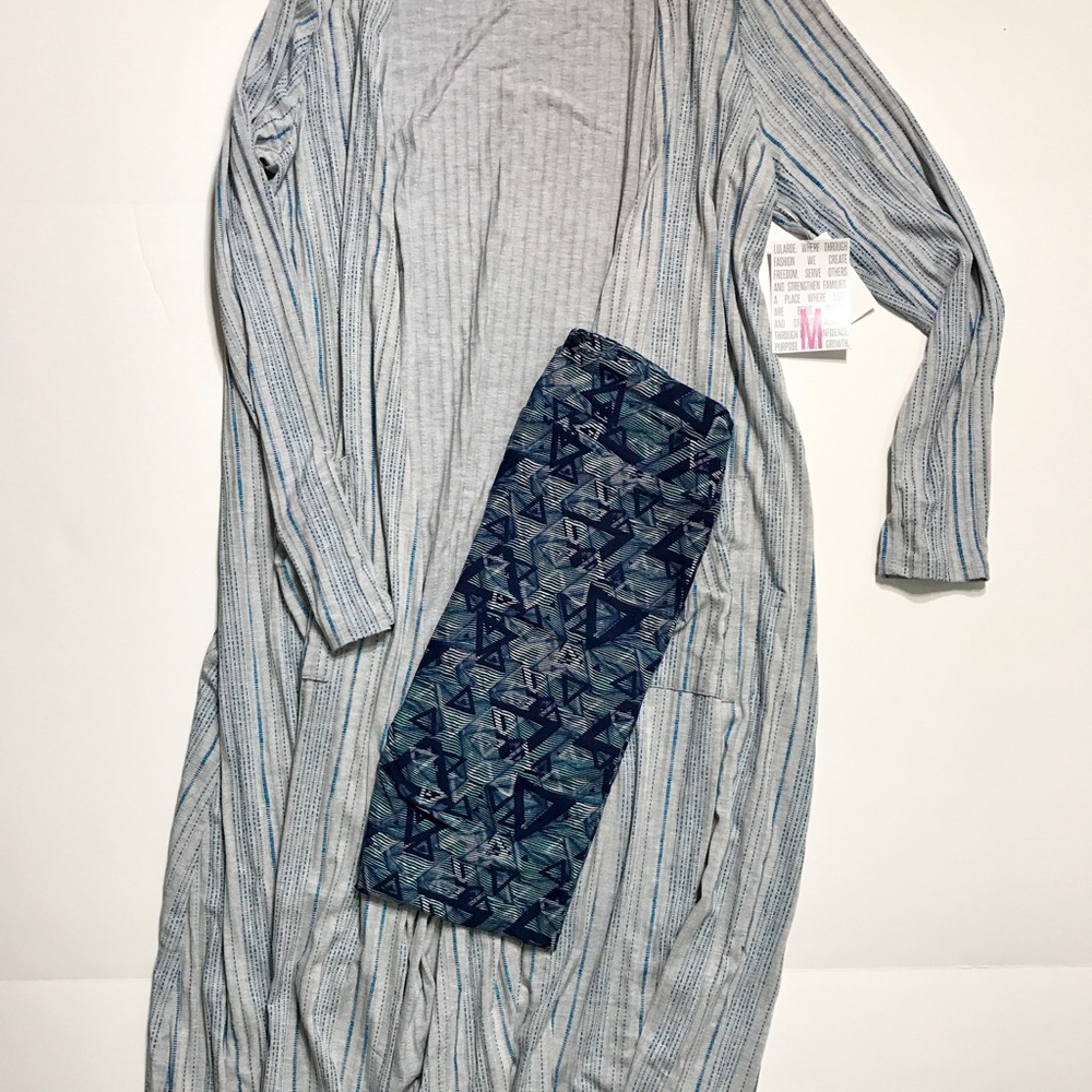 LuLaRoe Medium Sarah NWT & OS Leggings