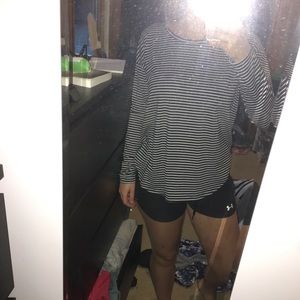 Striped long sleeve shirt