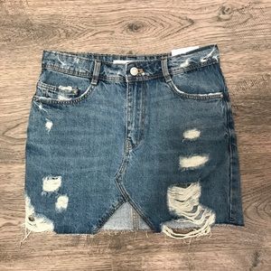 Zara denim skirt