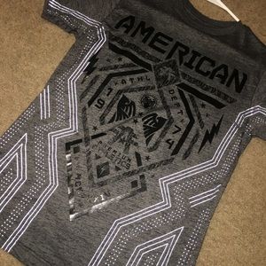 Reflective American Fighter T.  Size Small