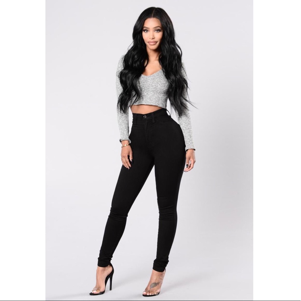 High Waisted Fashion Nova Jeans