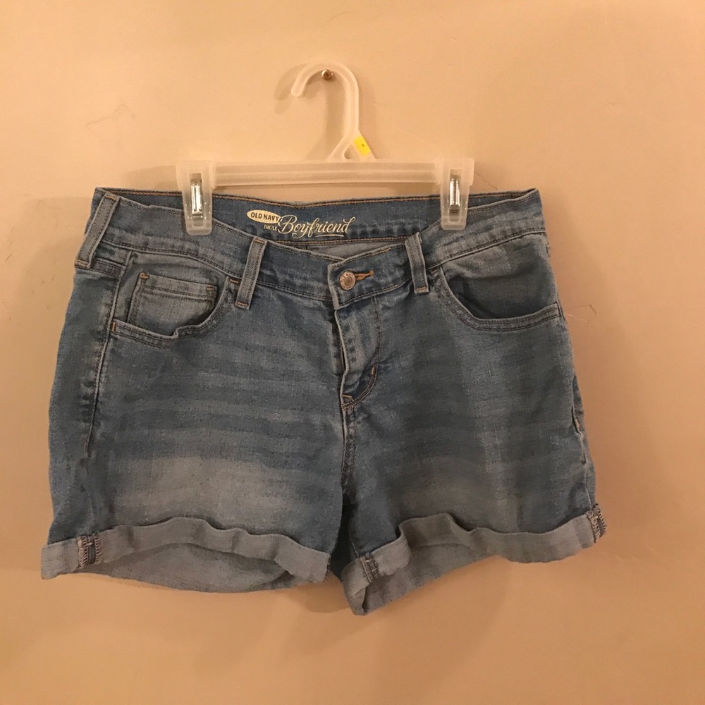 denim shorts