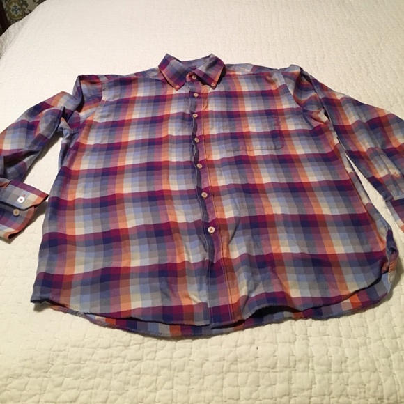 Alan Flusser Other - NWOT Alan Flusser Large Cool plaid shirt.