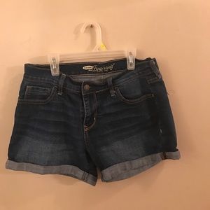 denim shorts