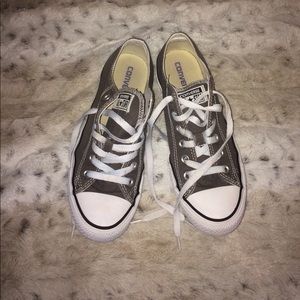 Grey Low Top Converse