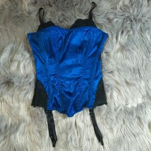 Sexy Blue Fredrick's Corset