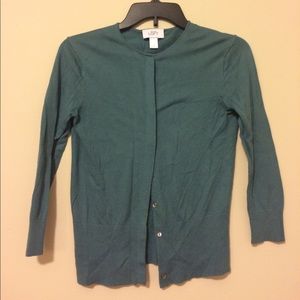 Ann Taylor Loft Turquoise Cardigan