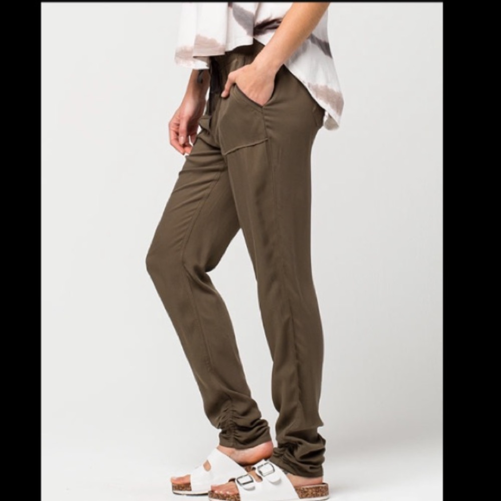 Black Soft Cinched Pants