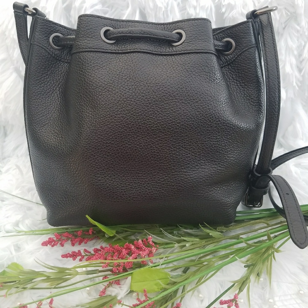 Coach Floral Studded Leather Drawstring Crossbody - Picture 3 of 8