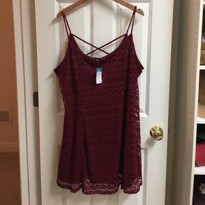 Maroon dress
