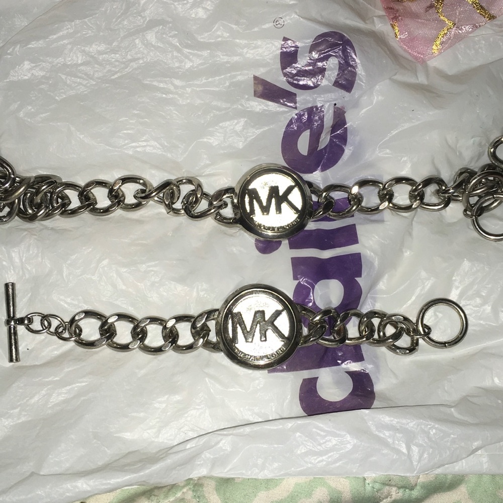 Michael kors bracelet with necklace