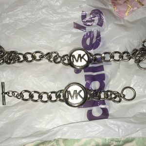 Michael kors bracelet with necklace