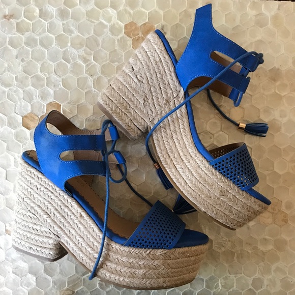 royal blue espadrilles