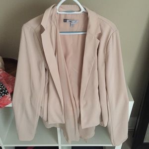 Pastel pink blazer