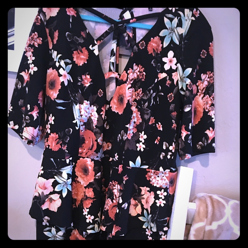 Charlotte Russe peplum bodycon