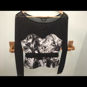 *LAST CHANCE, make an offer* Bebe mesh top