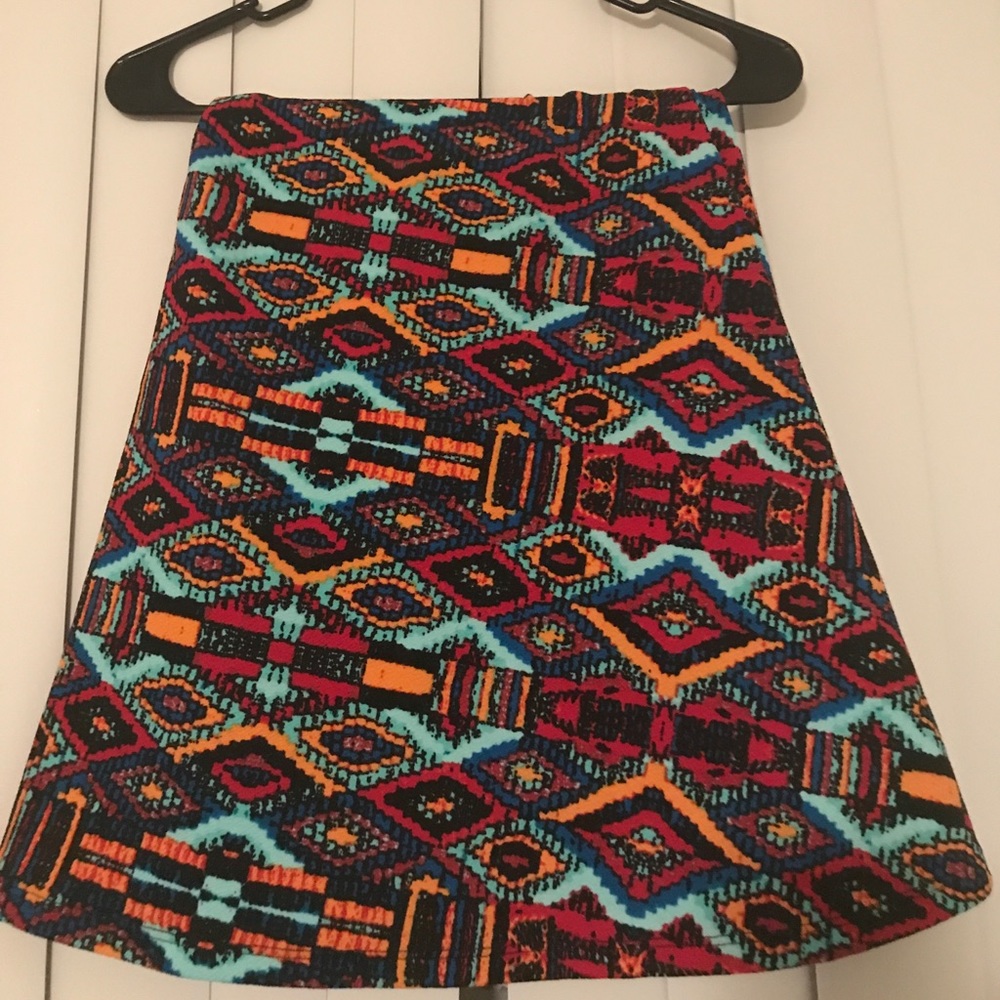 Lularoe 3XL AZTEC AZSURE SKIRT