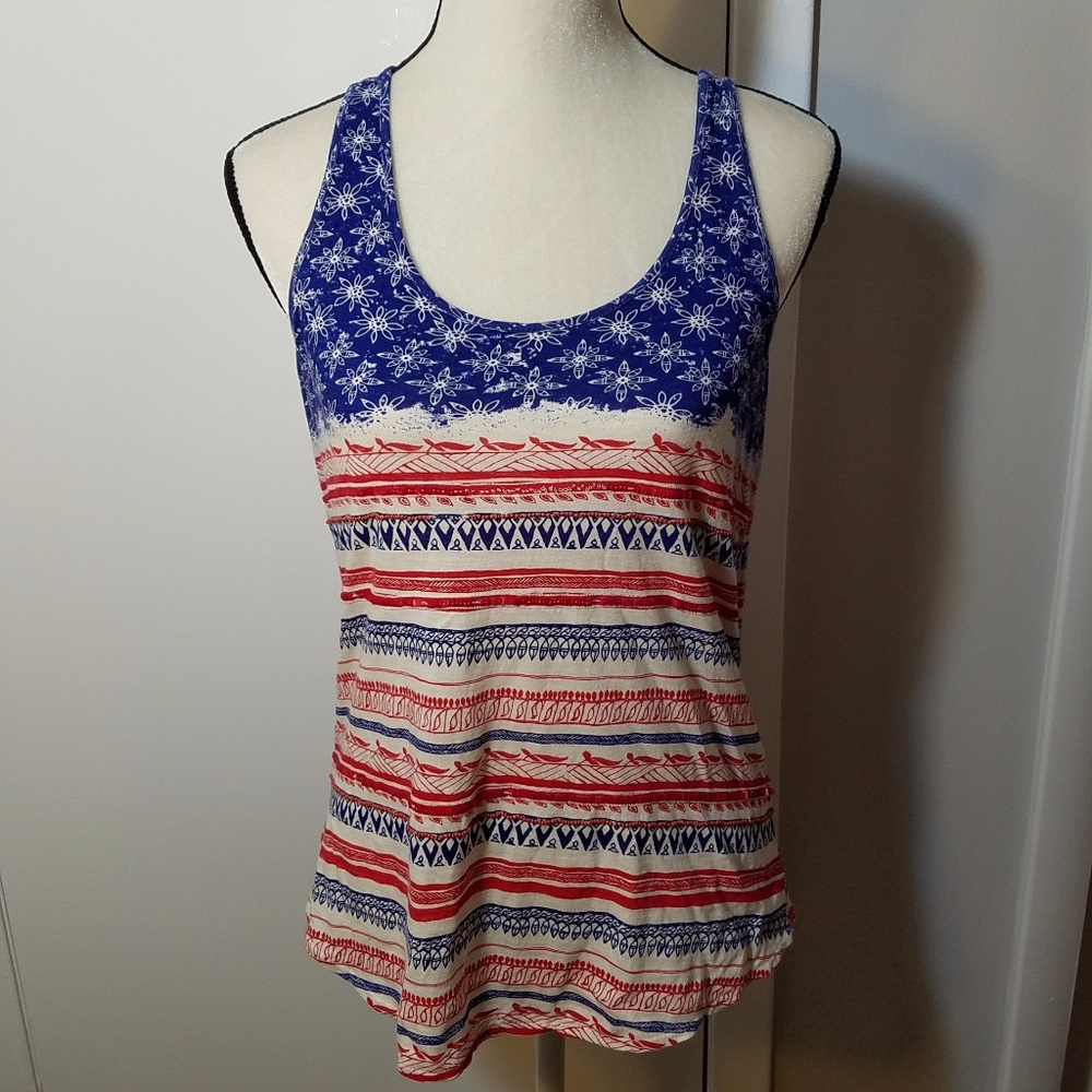 Lucky Brand Stars and Stripes Tank Top