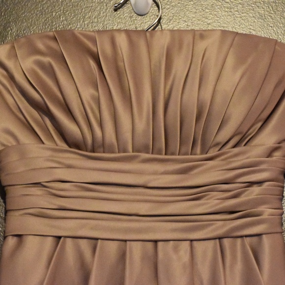 Women's Bill Levkoff Champagne Dress, Size 12 - Picture 2 of 5