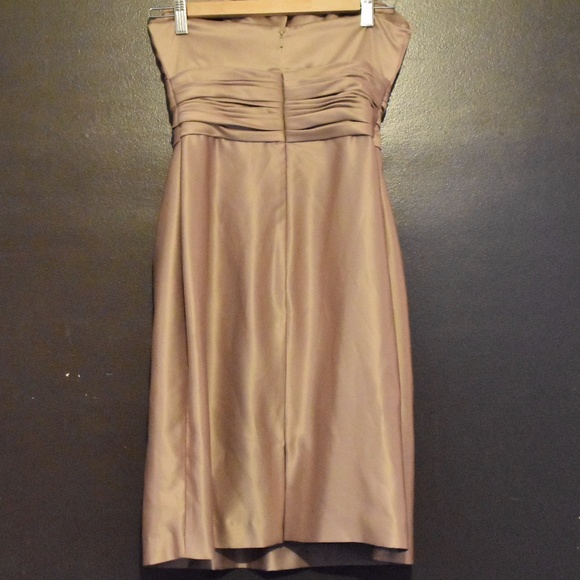 Women's Bill Levkoff Champagne Dress, Size 12 - Picture 3 of 5
