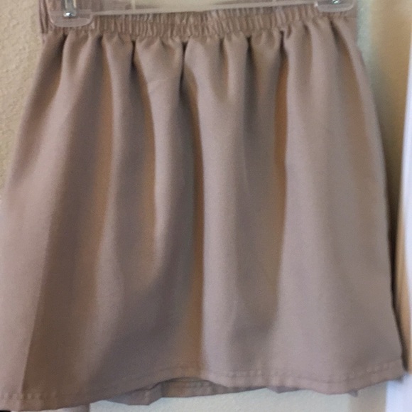 IZOD school wear uniform tan & navy skirt girls 14 regular - Picture 5 of 7