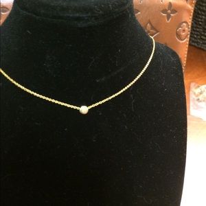 Yellow Gold Round solid center disc Pendant