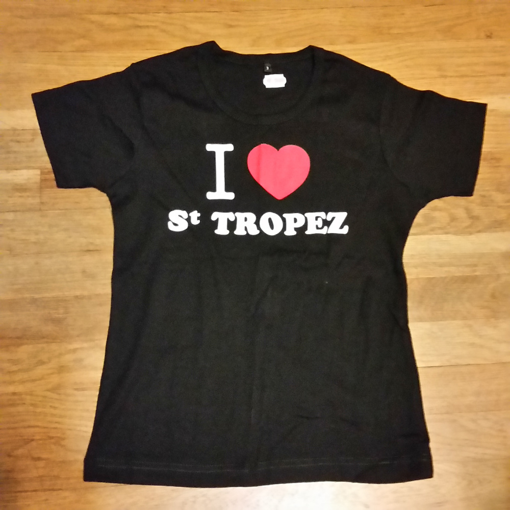 I Love Saint Tropez France Tshirt