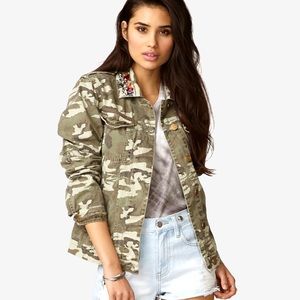 ✨Bejeweled Camo Jacket✨