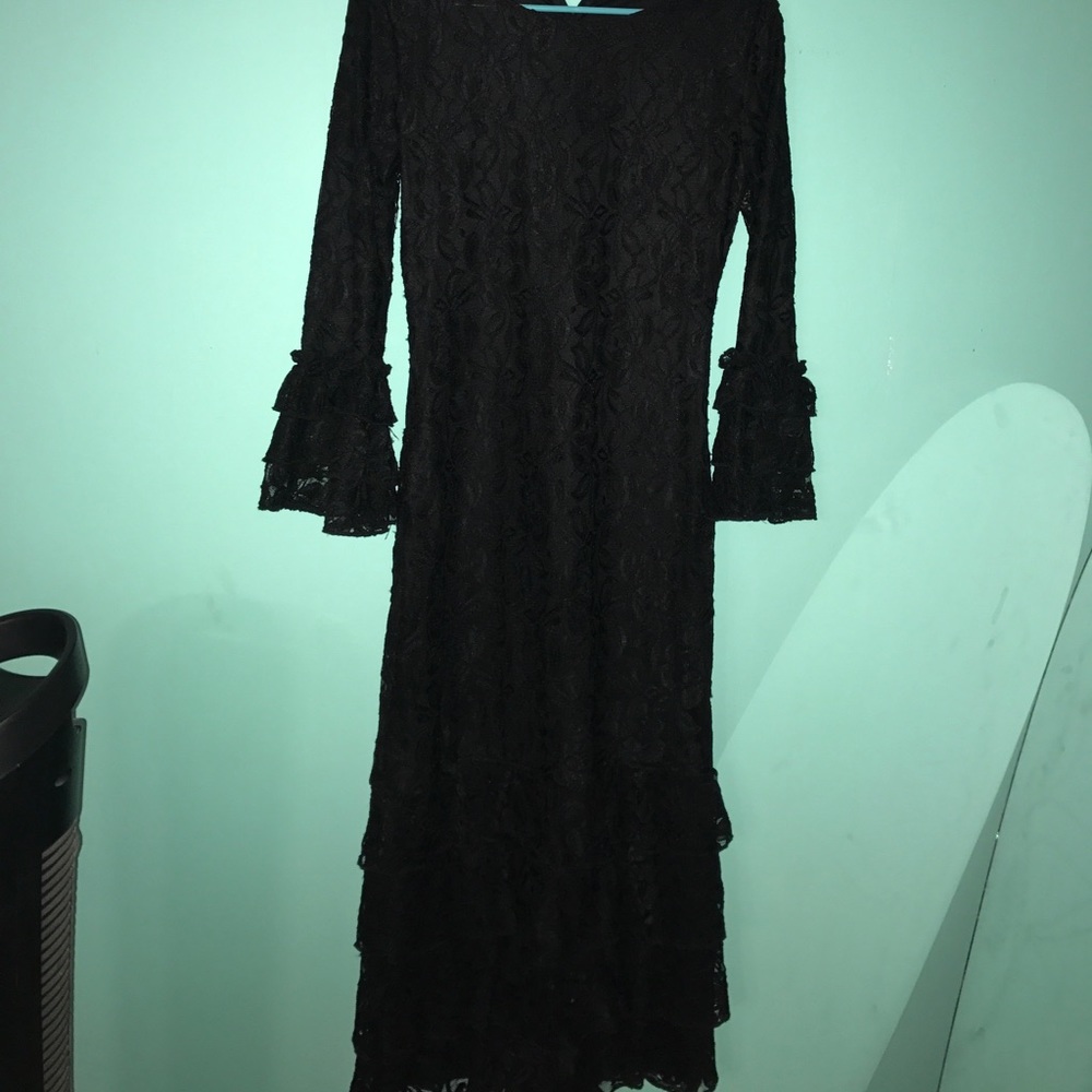 Black Zadie bs lace dress