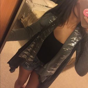 Miss me drape cardigan