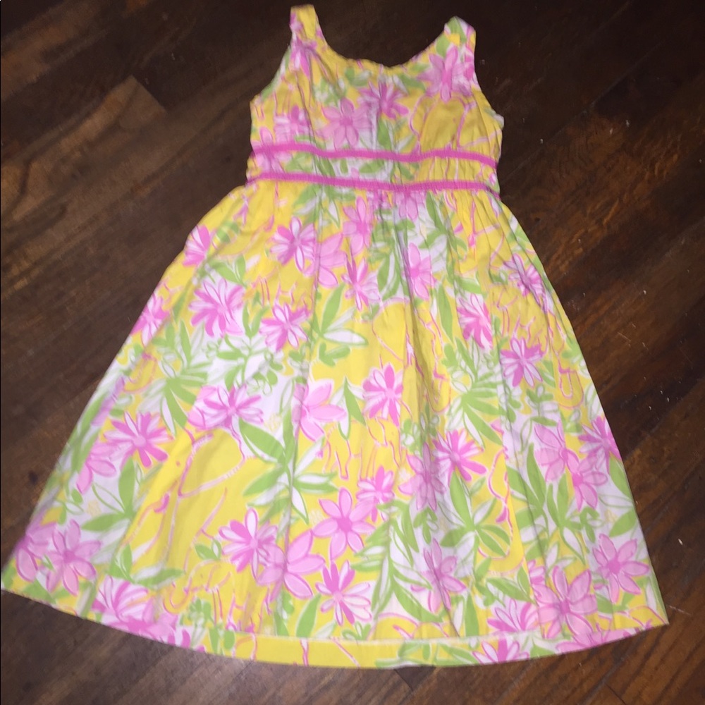 Girls Lilly Pulitzer Elephant Dress 5T