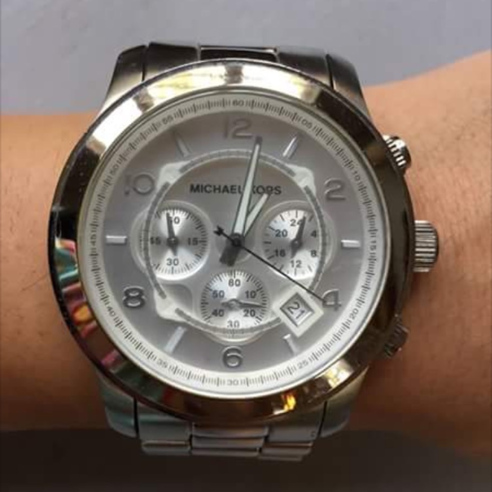 Michael Koes Silver Watch